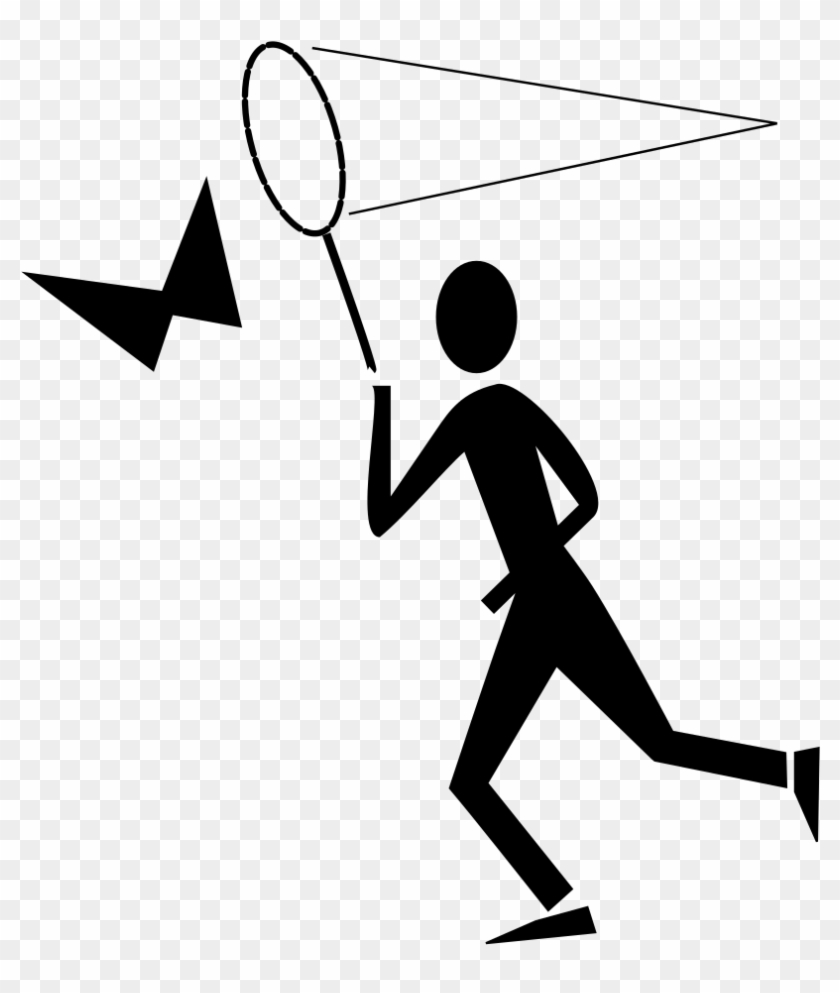 File - Butterfly Catcher - Svg - Triangle #1613062