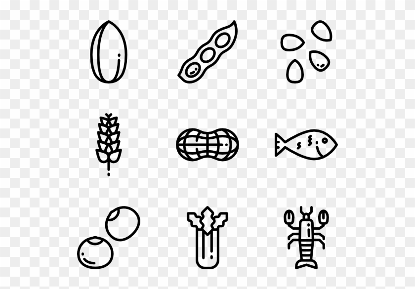 Nuts Icon Packs Vector Svg Psd Png - Dairy Icon #1613096