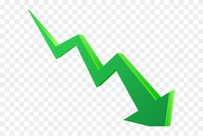 Arrow Clipart Stock Market - Arrow Going Down Png #1613118