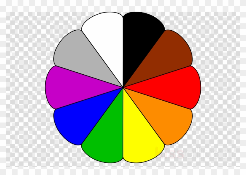 Clip Art Colours Clipart Color Wheel Clip Art - White To Black Color Wheel #1613178