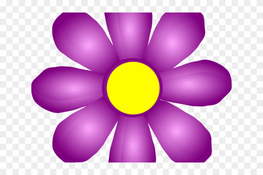 Mauve Clipart Hot Pink Rose - Violet Petal Clipart #1613187