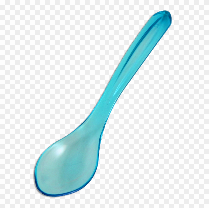 Plastic Transparent Wave Spoons Blue Case Png Utensils - Spoon #1613215
