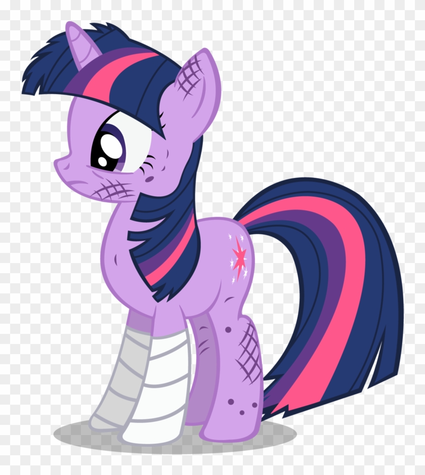 Hurt Twilight Sparkle Vector By Masterrottweiler On - My Little Pony Violet #1613227