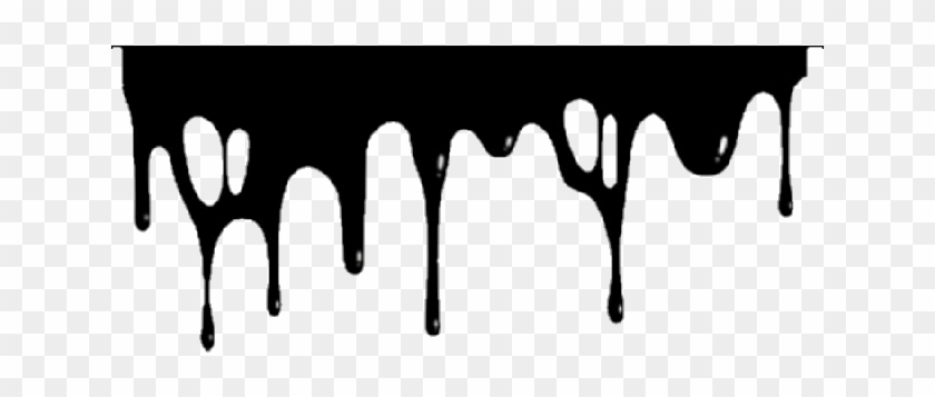 Black Slime Png - Black And White Slime #1613306