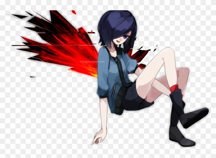 Vector Black And White Download Touka Drawing Tokyo - Ghoul Touka Tokyo Ghoul Png #1613313
