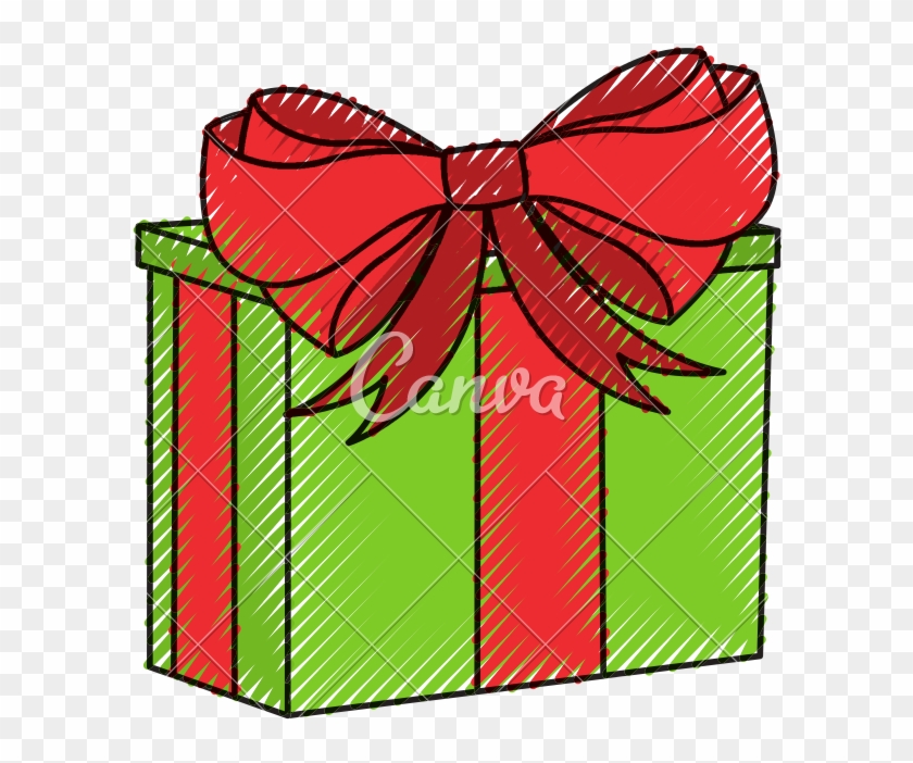 Christmas Gift Cartoon - Gift Wrapping - Free Transparent PNG Clipart  Images Download