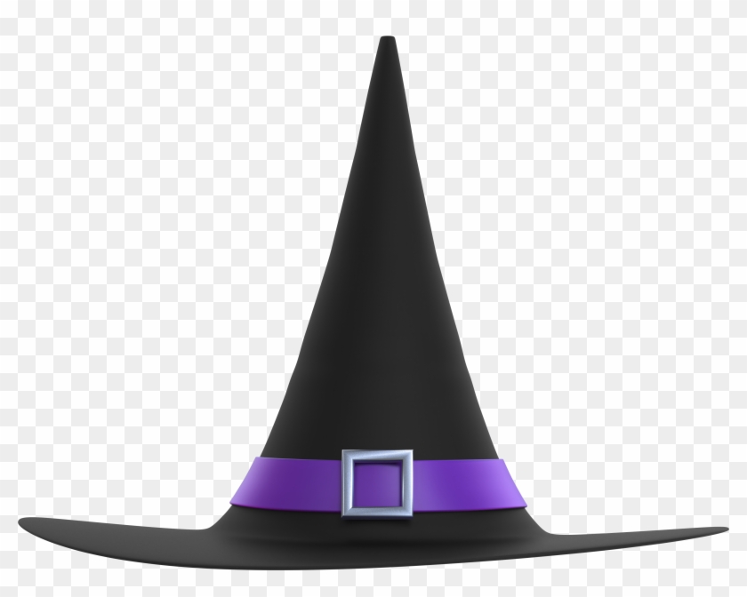 Black Witch Hat Clip Art - Witch Hat Transparent Background #1613372