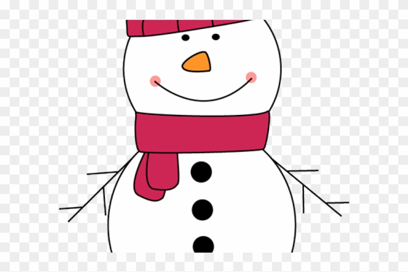 Scarf Clipart Clip Art - Clip Art Snowman Free #1613528