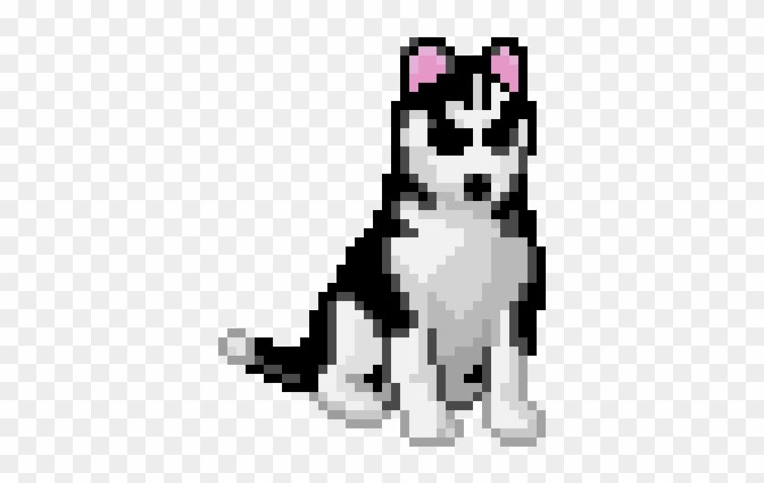 520 X 590 2 - Pixel Art Husky #1613542