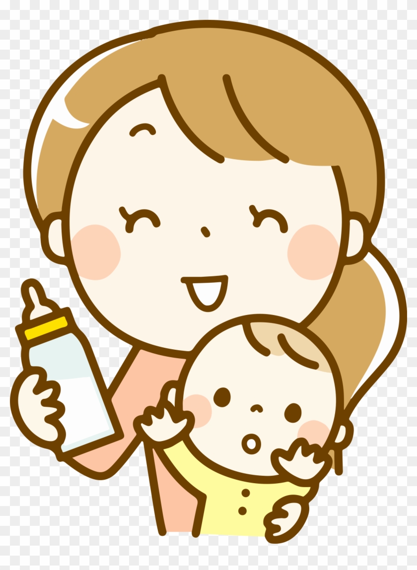 Big Image - ママ 赤ちゃん イラスト - Free Transparent PNG
