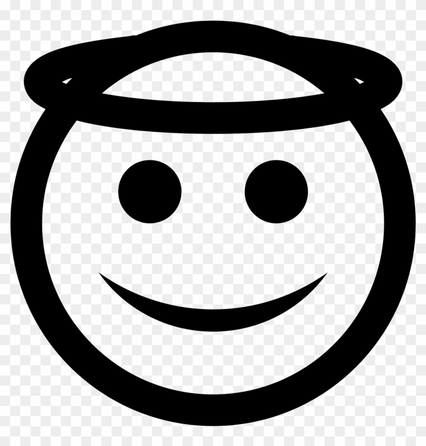 1600 X 1600 7 - Kind Emoji Black And White #1613650