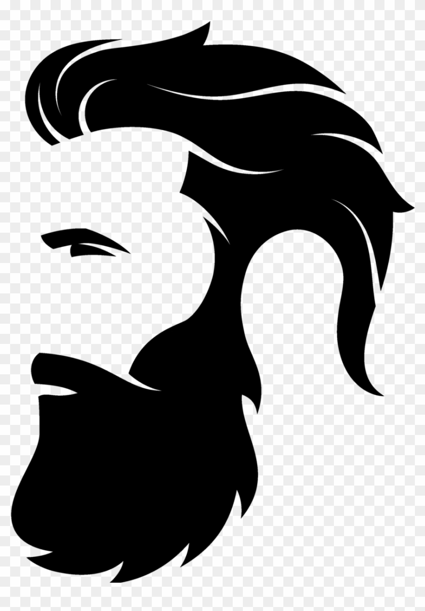 Man With Beard Silhouette #1613846