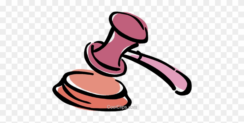 Download Clipart Source - Transparent Judge Hammer Cartoon #1613894