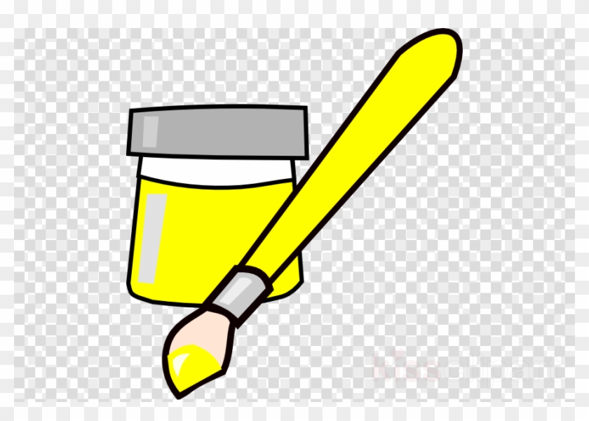 Yellow Paint Clipart Paint Brushes Clip Art - Hair Cutting Scissors Svg #1613975