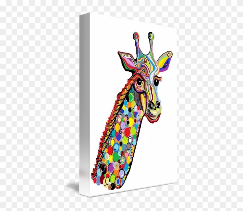 Whimsical Giraffe By Eloise Schneider Mote - Hipster Illustration Giraffe #1614029