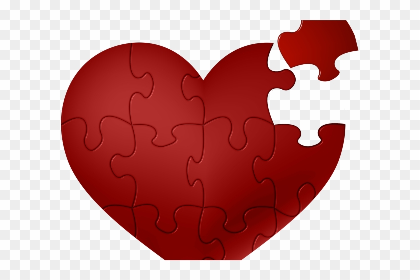 Heart Clipart Clipart Whimsical Heart - Puzzle Piece Transparent Gif #1614039