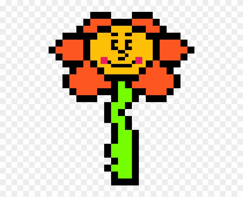 Cup Tale Cagney Carnation Undertale Flowey Overworld Sprite Free Transparent Png Clipart Images Download