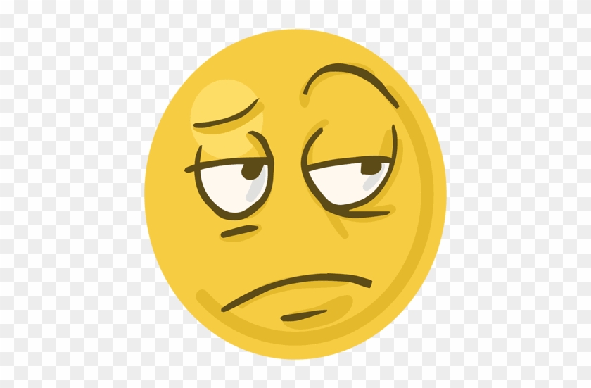 Bored Face Transparent Png Svg Vector - Cara De Aburrido Emoji #1614183