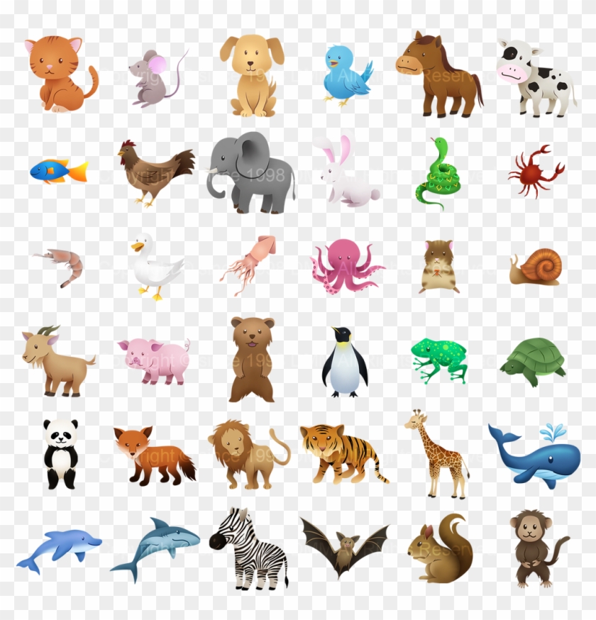 Animals Flashcards By Theladywellflower Animals Flashcards - English Flash Cards Animals #1614300