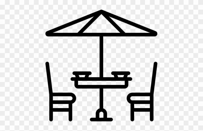 Half Rest Clip Art - Terrace Vector #1614332