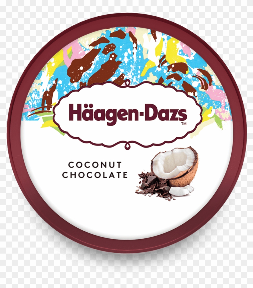Coconut-chocolate - Haagen Dazs New Logo #1614394