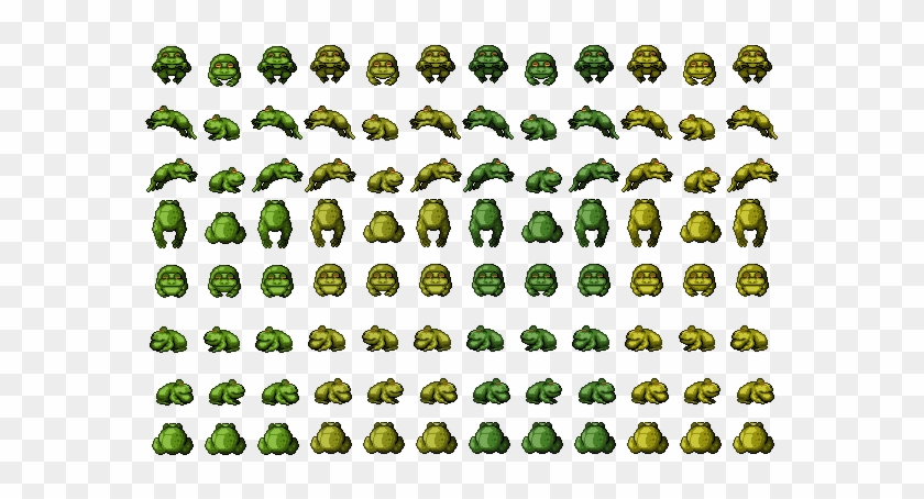 Frogger Arcade Graphic - Rpg Maker Frog Sprite #1614505