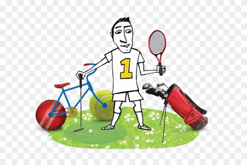 Sports Activities Clipart Leisure - Cartoon Leisure #1614540