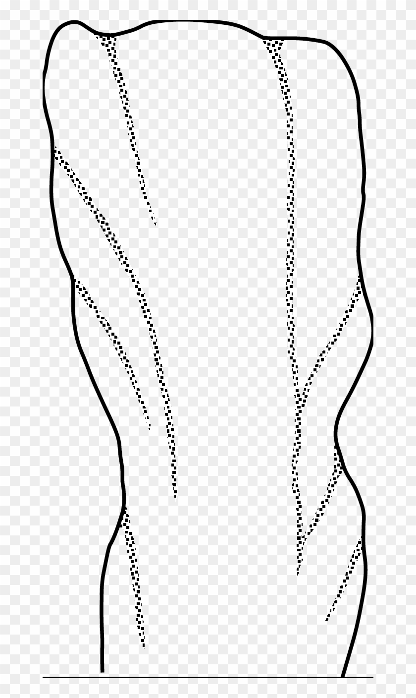 Vertical Cross Section Of The Bayou Choctaw Salt Diapir - Line Art #1614545