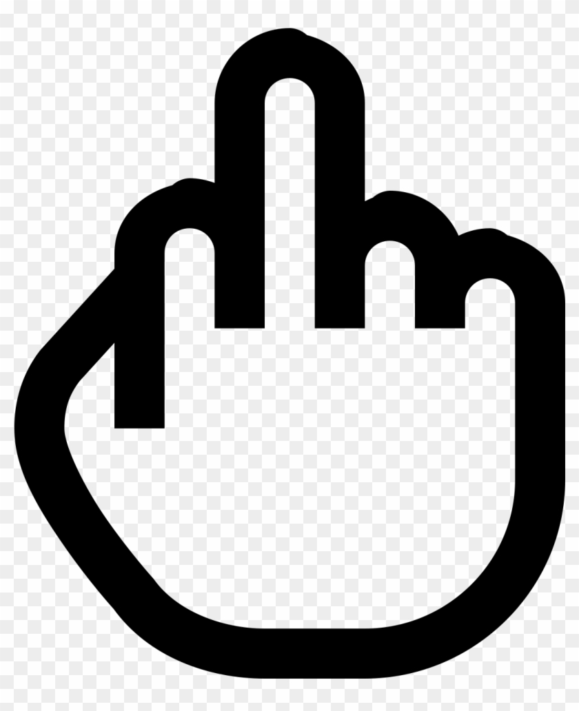 Png Mittelfinger Transparent Mittelfinger Png Images - One Finger #1614561