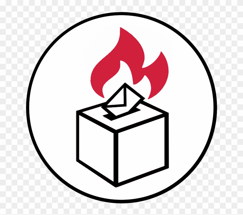 The Electoral Boycott For The Communists - Logotypes Cube Outline #1614575