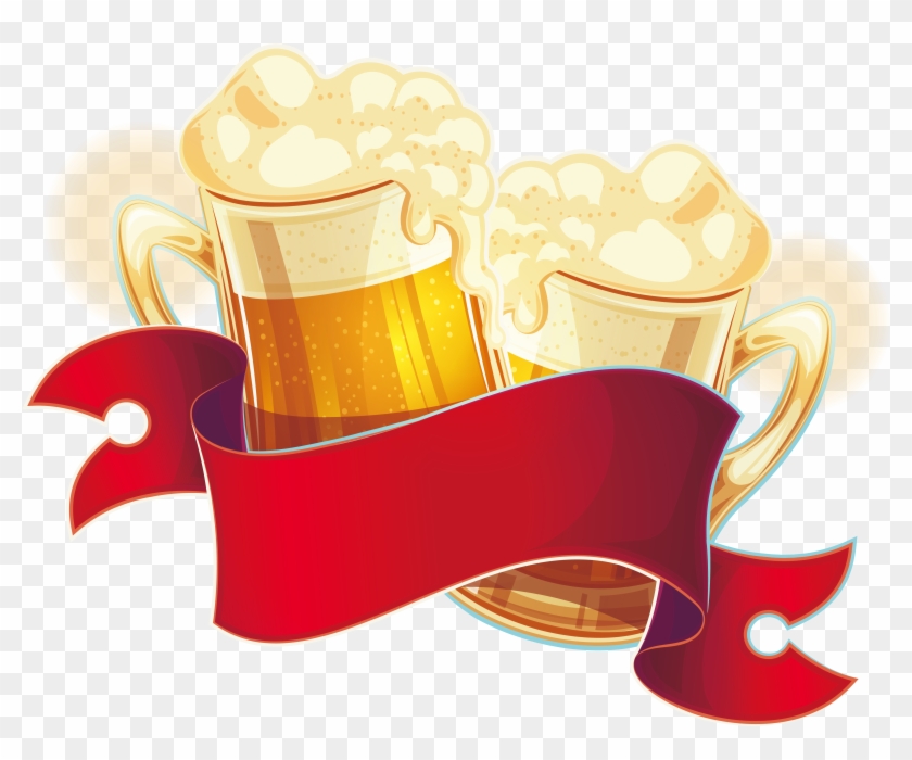 Stock Illustration Two Cold Beer Transprent Png Ⓒ - Beer #1614696