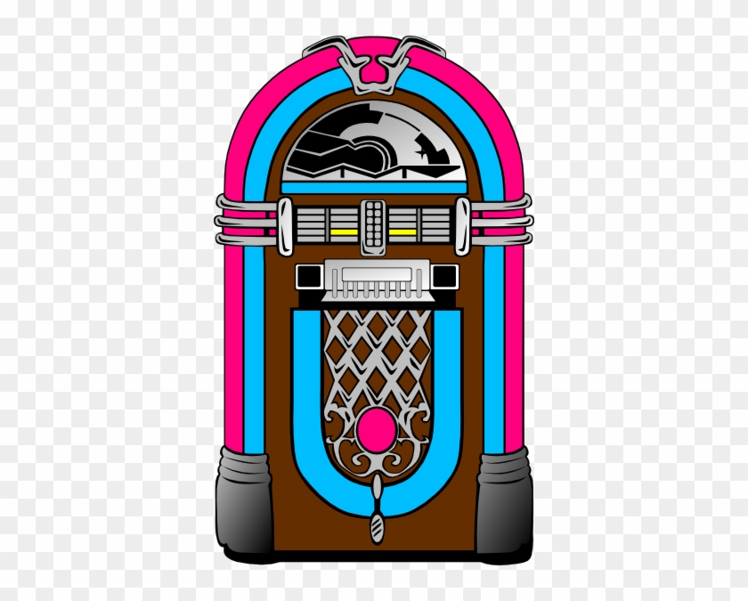 Pink And Blue Jukebox Clip Art At Clkercom Vector - Jukebox Clipart #1614779
