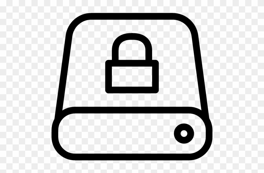 Data Lock Icon - Backup File Icon Png #1614989