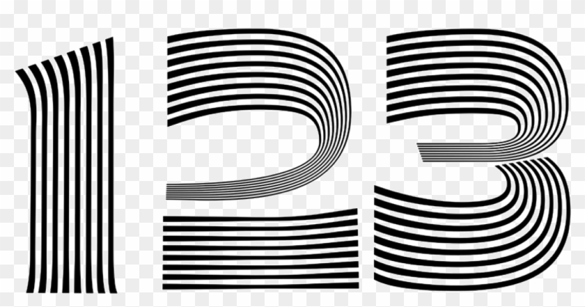 The Numbers One Two And Three With Several Inlines - The Numbers One Two And Three With Several Inlines #1615161