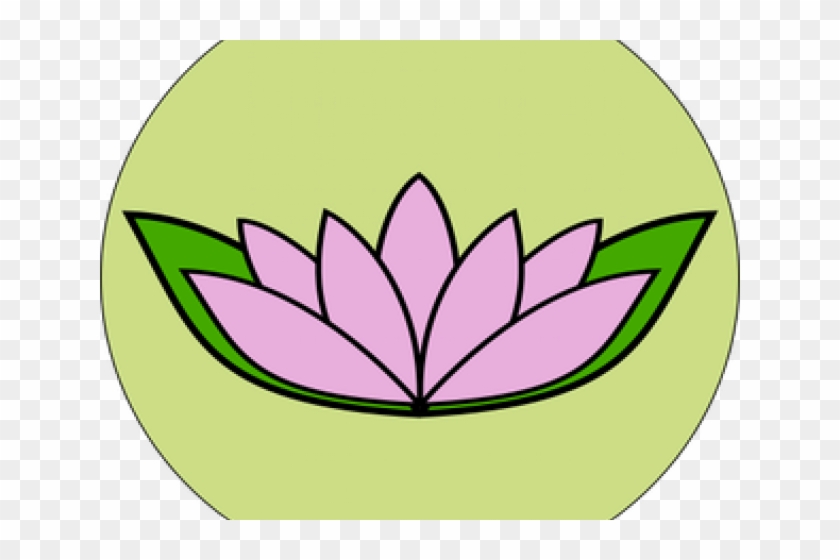Lotus Clipart Round Flower - Lotus Flower Easy Drawing #1615271
