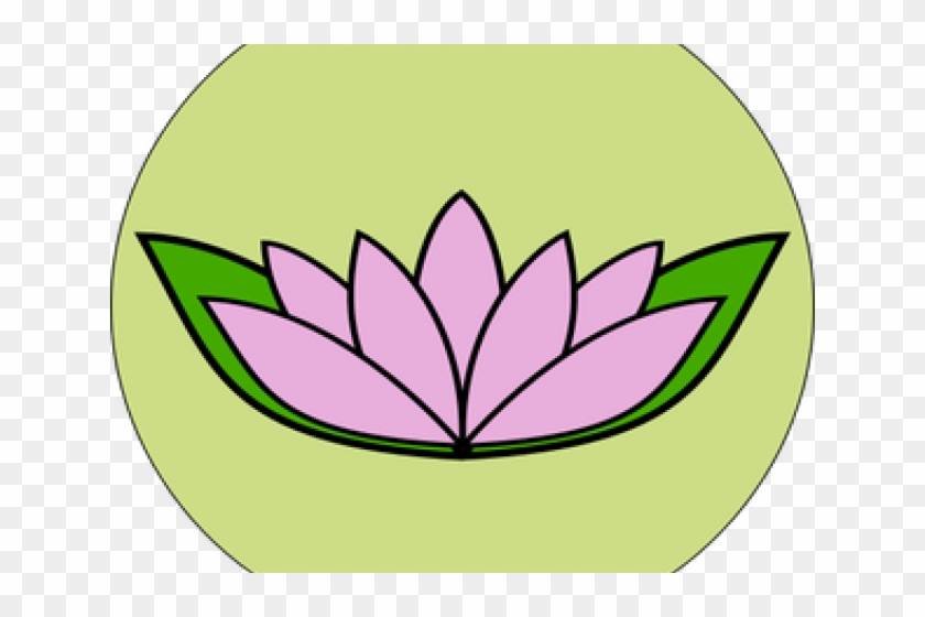 Lotus Clipart Round Flower - Lotus Flower Easy Drawing #1615271