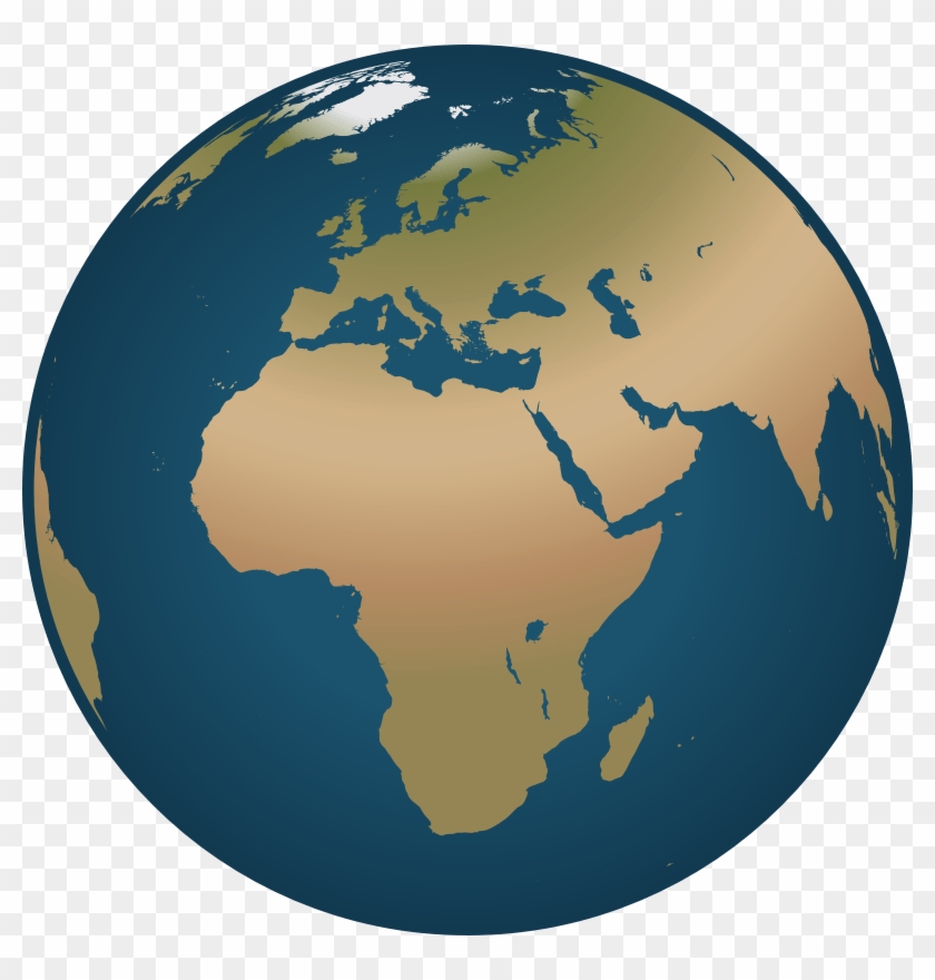 Earth Globe Africa Clip Art - Africa Globe #1615300
