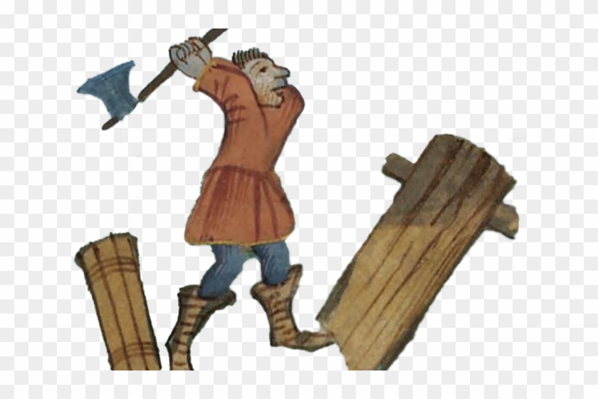 Axe Clipart Lumberjack Baby - Cutting Wood Png #1615309