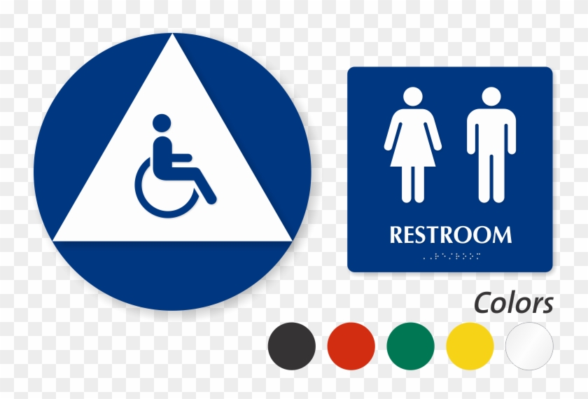 Zoom, Price, Buy - Accessible California Unisex Family Restroom Sign #1615537