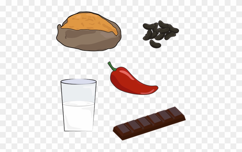 A Sweet Potato, Black Beans, Red Hot Pepper, Glass - A Sweet Potato, Black Beans, Red Hot Pepper, Glass #1615626