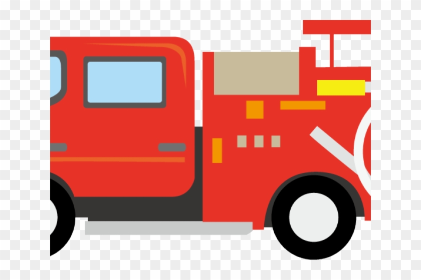 Fire Truck Clipart Preschool - Red Fire Engine Clipart #1615863