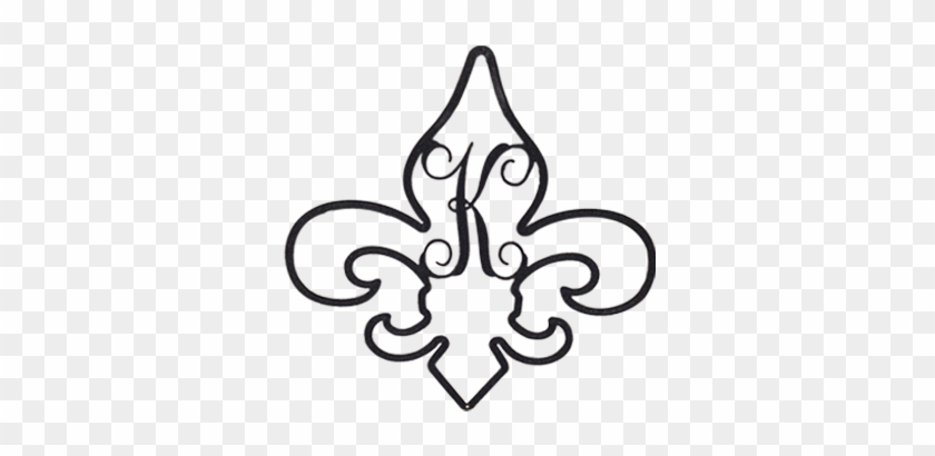 Fleur De Lis Initial - Fleur De Lis With Initials #1615974