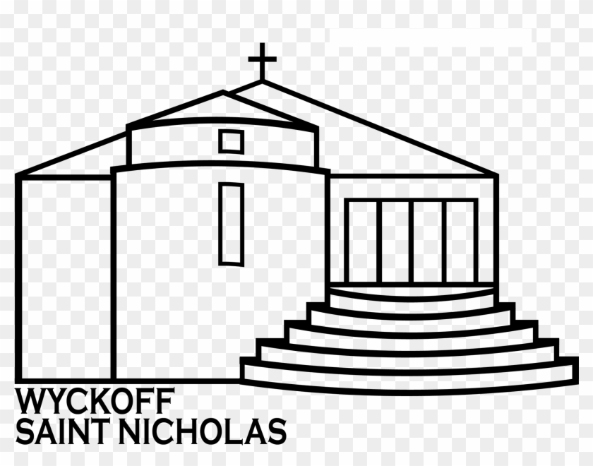 Saint Nicholas Greek Orthodox Church Logo - Line Art #1616019