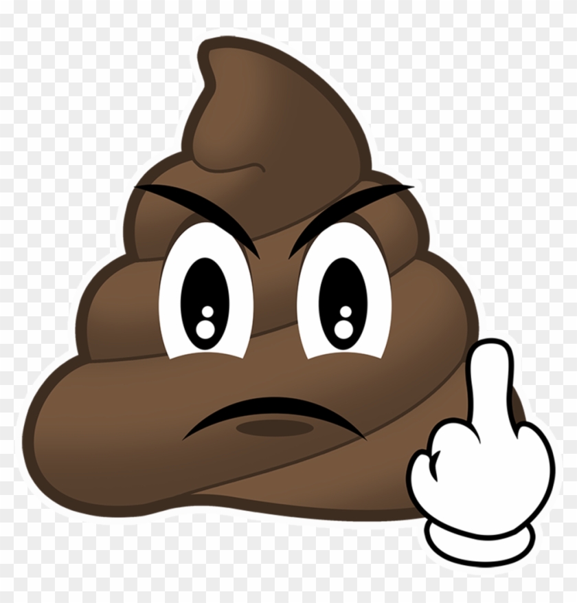 1024 X 1024 13 - Poop Emoji Middle Finger #1616089