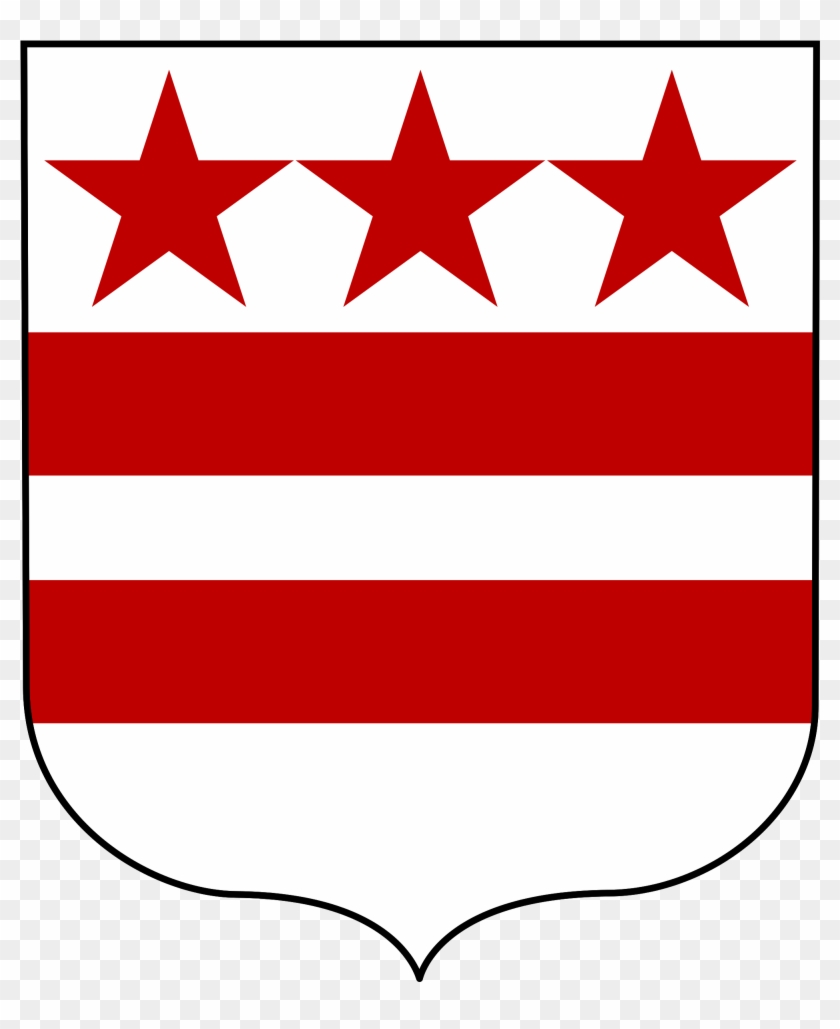 The Triangular Formation Of The Stars Represents The - Washington Coat Of Arms #1616126