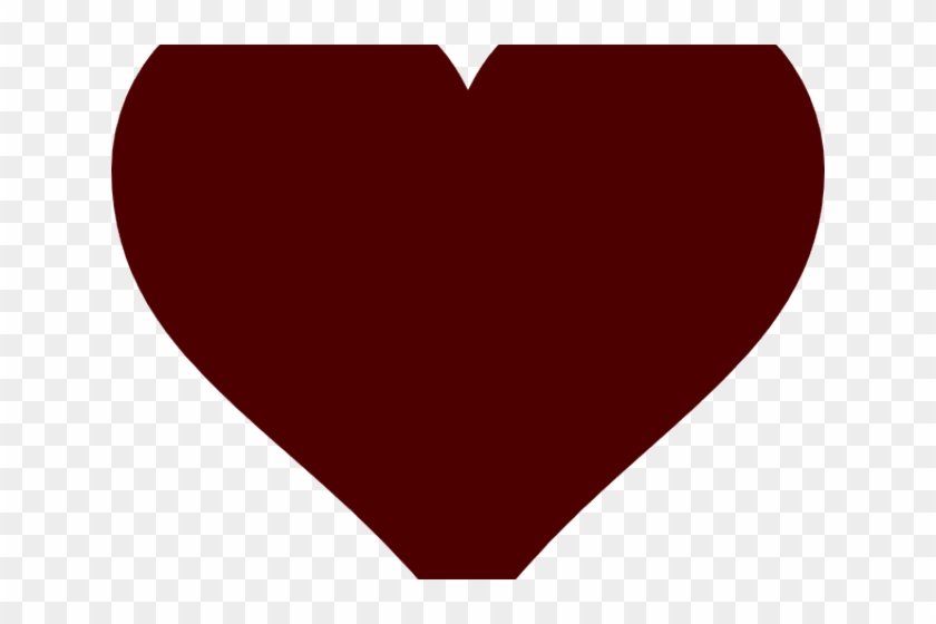 Hearts Clipart Burgundy - Heart #1616170