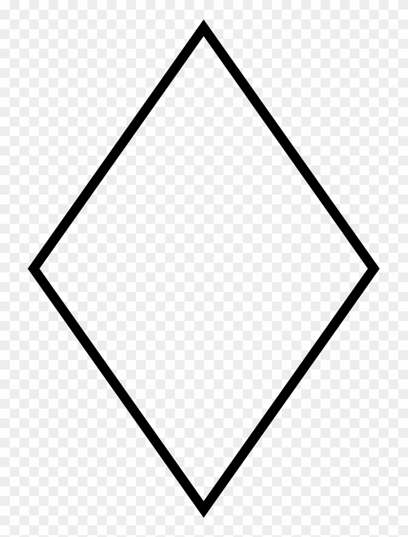 File Rhombus 1 Svg Wikimedia Commons People Playing - Diamond Shape Colouring Pages #1616403