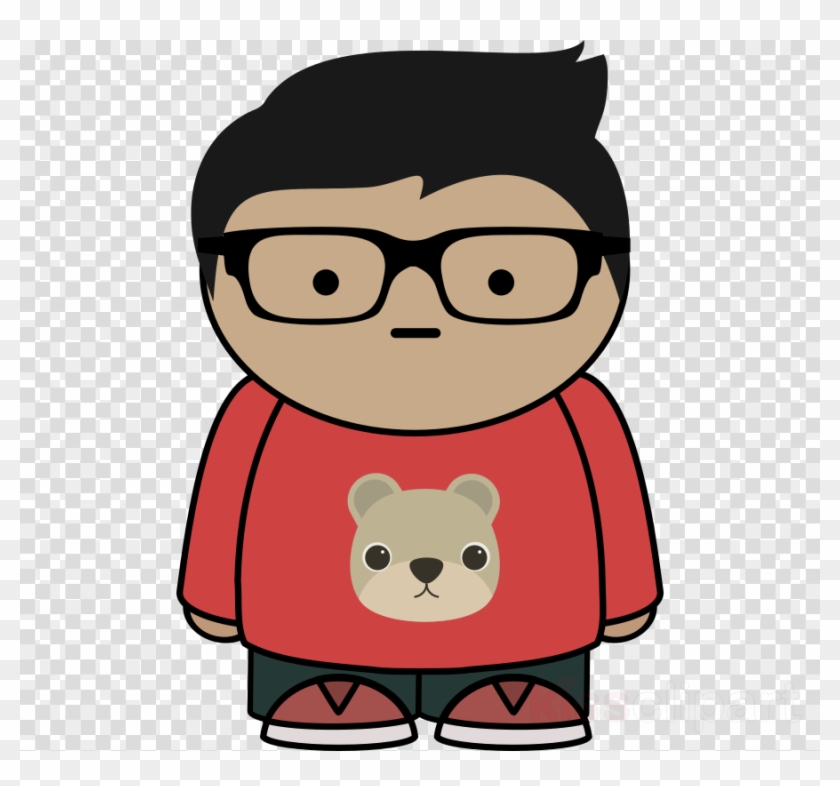 Cartoon Boy With Glasses Clipart Glasses Clip Art - Man Clipart #1616425