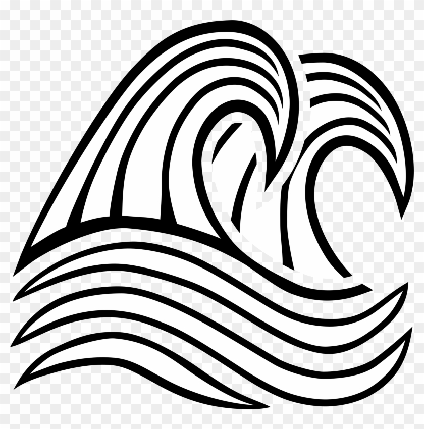 Big Image - Vector Line Art Wave #1616451