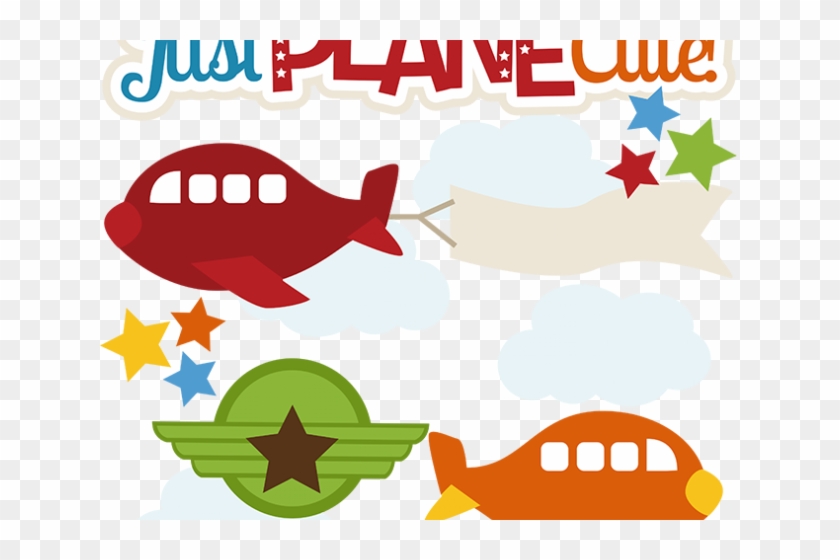 Airplane Clipart Scrapbook - Cute Airplane Clipart #1616473